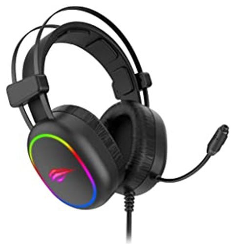 Havit H2016D RGB Wired Gaming Headset with Stereo Surround Sound and HD Mic - Black - MoreShopping - Gaming Headsets - Havit