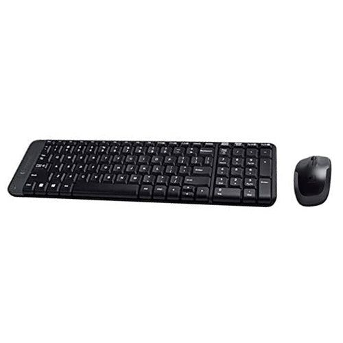 Logitech Combo Keyboard & Mouse Wireless Compo MK220 ARA - Black - MoreShopping - PC Mouse Compo - Logitech
