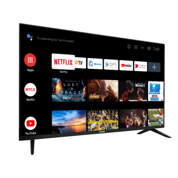 Haier Android TV 32" Google Assistant, Bluetooth 5.1, Chromecast built-in, Slim Bezel H32D6G - Black - MoreShopping - Android TV - Haier