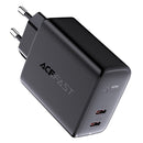ACEFAST A9 40W (2xUSB-C) Fast Wall CHARGER PD3.0 - Black - MoreShopping - Chargers - ACEFAST