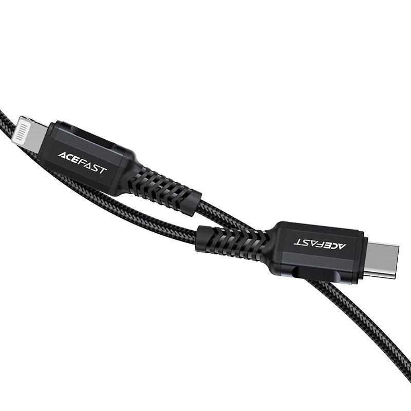 ACEFAST Charging Data Cable C4-01 USB-C to Lightning - Black - MoreShopping - Mobile Cables - ACEFAST