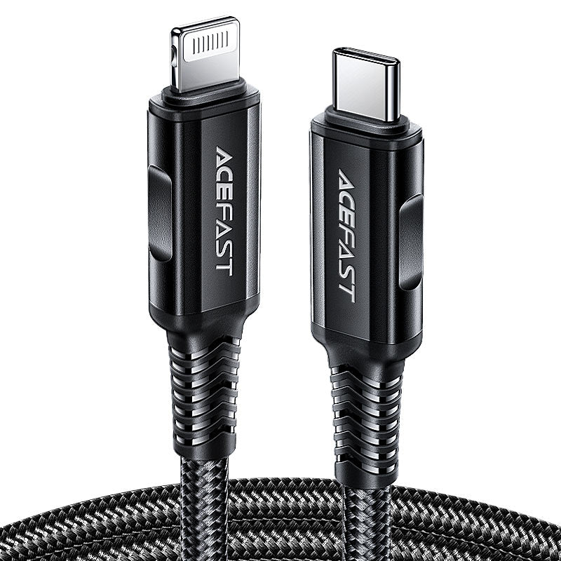 ACEFAST Charging Data Cable C4-01 USB-C to Lightning - Black - MoreShopping - Mobile Cables - ACEFAST