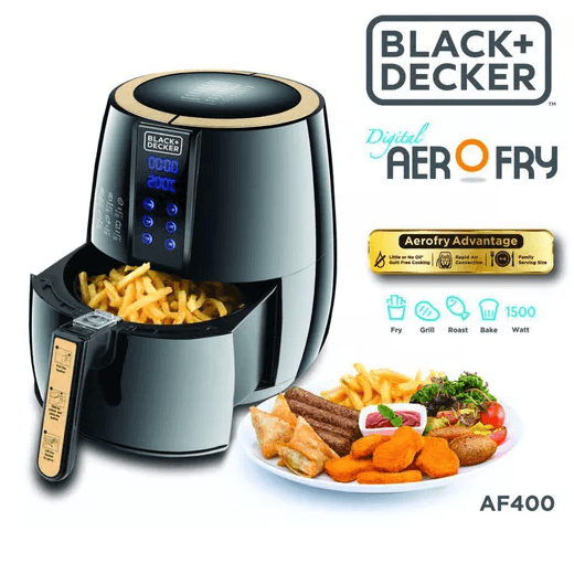 Black+Decker 4 Liter AF400-B5 Deep Fryer - MoreShopping - Kitchen Appliance - Black&Decker