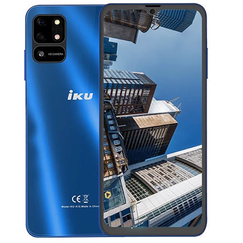 IKU A12 Dual SIM, 64GB Memory, 4GB RAM - Twilight Blue - MoreShopping - IKU Mobile - IKU