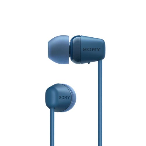 Sony WI-C100 Wireless in-Ear Bluetooth Headphones with Built-in Microphone - Blue - MoreShopping - Bluetooth Headphones - Sony