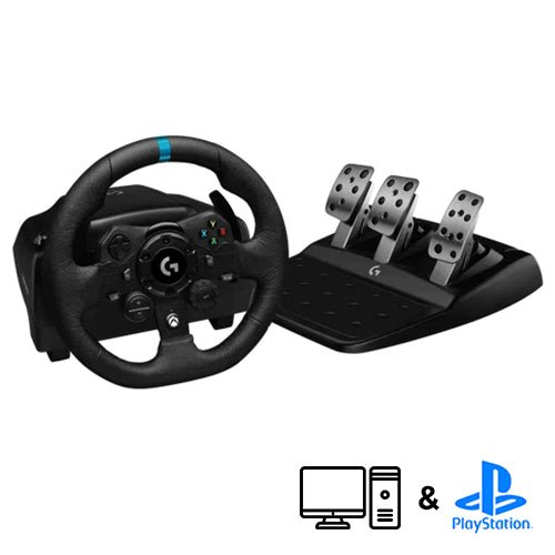 Logitech G923 TRUEFORCE Racing wheel for PlayStation and PC - Black - MoreShopping - Gaming Controllers - Logitech