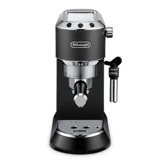 Delonghi Dedica Style Pump Espresso Coffee Machine, 15 Bar, EC 685.BK - Black - MoreShopping - Coffee Machines - Delonghi