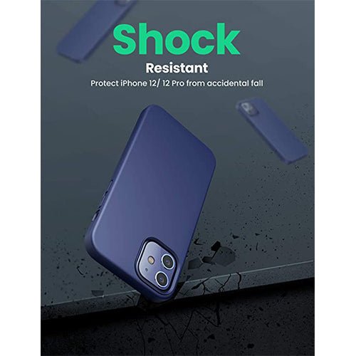 UGREEN Silky Silicone Protective Case for iphone 6.1-inch iPhone 12, 12 Pro, 13, 13 pro - Navy - MoreShopping - Covers & Cases - UGREEN
