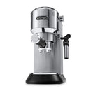 Delonghi Dedica Style Pump Espresso Coffee Machine, 15 Bar, EC 685.M - Silver - MoreShopping - Coffee Machines - Delonghi