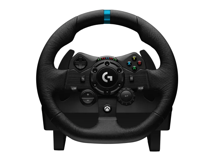 Logitech G923 TRUEFORCE Racing wheel for Xbox and PC - Black - MoreShopping - Gaming Controllers - Logitech