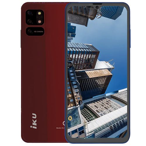 IKU A12 Dual SIM, 64GB Memory, 4GB RAM - Maroon - MoreShopping - IKU Mobile - IKU