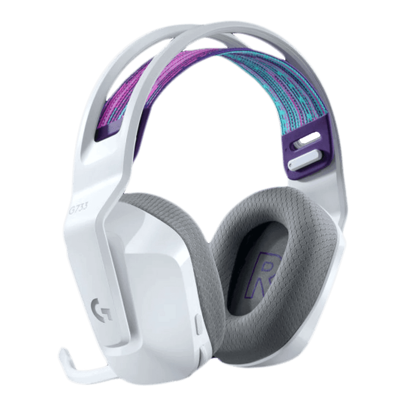 Logitech G733 LIGHTSPEED Wireless RGB Gaming Headset - White - MoreShopping - Gaming Headsets - Logitech