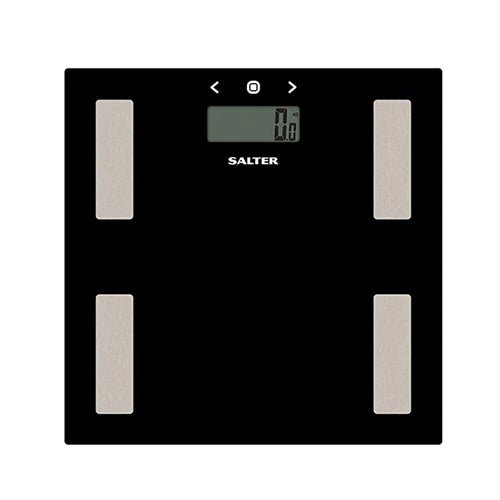 Salter Analyser Glass Digital Bathroom Scale, Black - 9150 BK3R - MoreShopping - Small Appliance - Salter