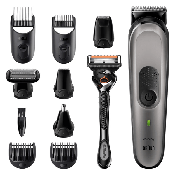Braun All-in-one Trimmer 7 MGK7320 , 10-in-1 trimmer, 8 attachments and Gillette ProGlide razor. - MoreShopping - Men's Personal Care - Braun
