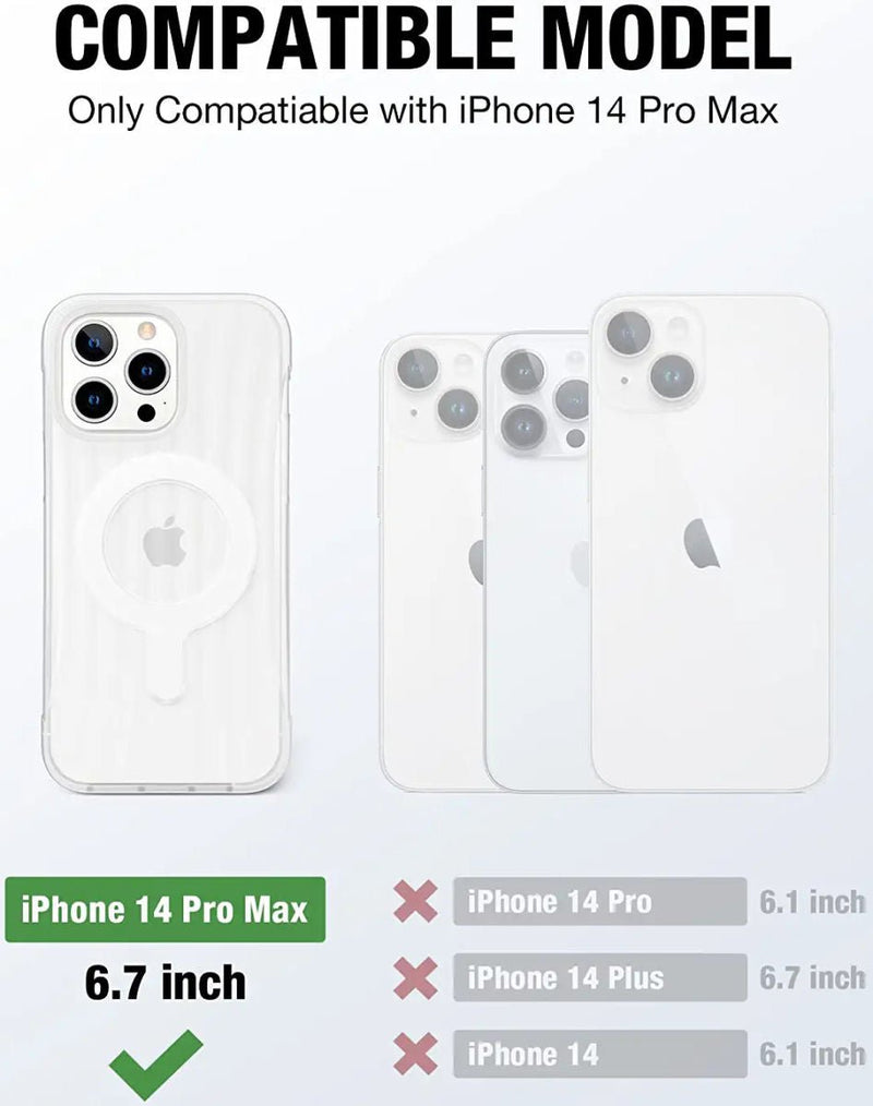 Raptic Clutch Apple iPhone 14 Pro Max 6.7 Case with MagSafe 2022 - Clear - MoreShopping - Covers & Cases - Raptic