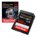 SanDisk 512GB Extreme PRO SDXC UHS-I Card Speed UP TO 200MB/s - C10, U3, V30, 4K UHD, SD Card - MoreShopping - SD Cards - SanDisk