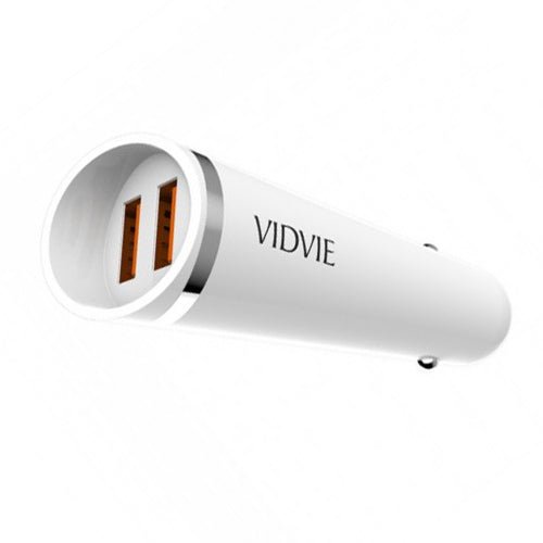 Vidvie CC505 2.4A Fast Car Charger With Type-C Cable - White - MoreShopping - Chargers - Vidvie