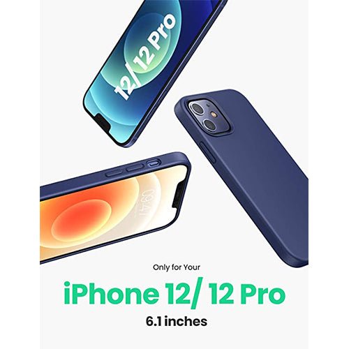 UGREEN Silky Silicone Protective Case for iphone 6.1-inch iPhone 12, 12 Pro, 13, 13 pro - Navy - MoreShopping - Covers & Cases - UGREEN